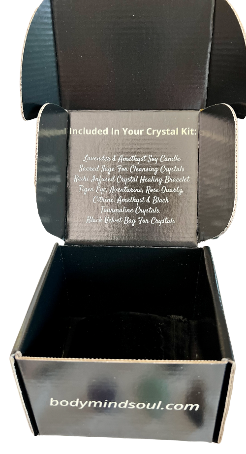 Crystal Healing In A Box Crystals For Anxiety & Stress Reiki Shop