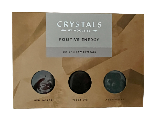 Positive Energy Crystals Set of 3 Raw Crystals Reiki Shop