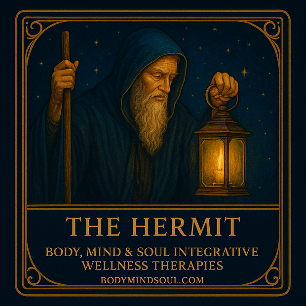 Hermit Digital Tarot Card