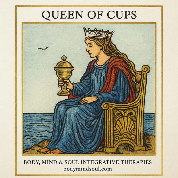 Queen of Cups Digital Tarot Card