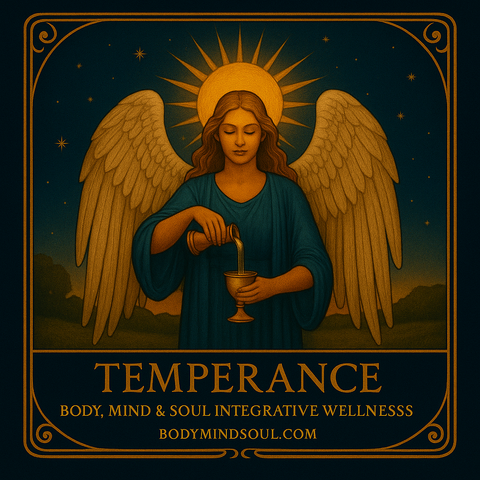 Temperance Digital Tarot Card