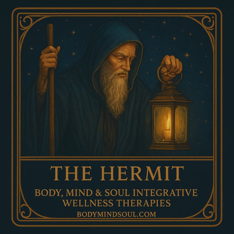 Hermit Digital Tarot Card