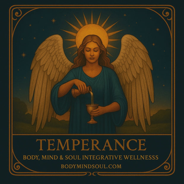 Temperance Digital Tarot Card
