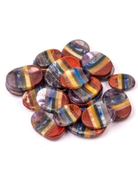 7 chakra worry stones