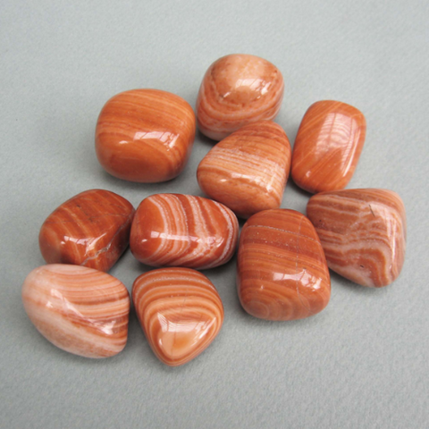 Red Malachite Tumbled Stone