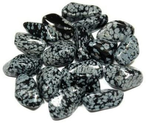 Snowflake Obsidian Tumbled Stone
