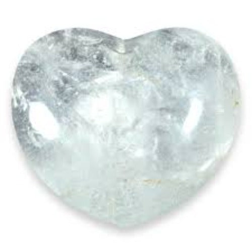 Heart Shaped Clear Quartz Stone