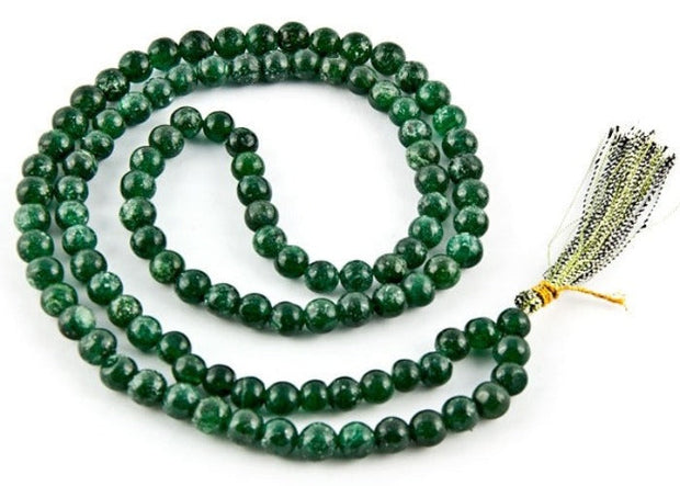Green Jade Prayer Mala