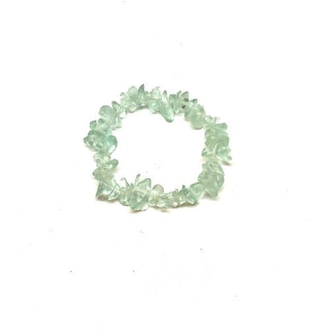 Fluorite Chip Stretch Bracelet