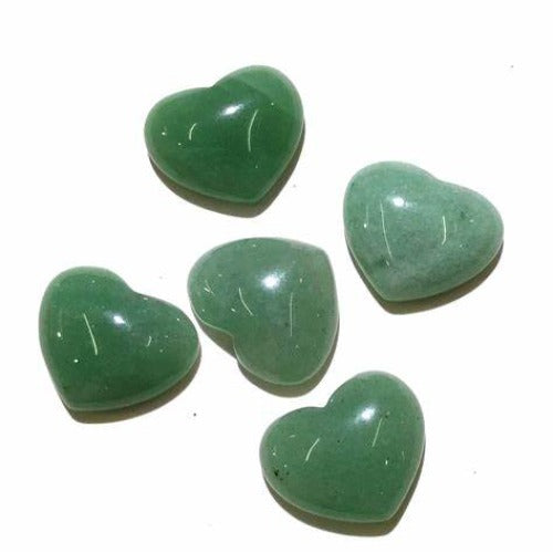 Heart Shaped Green Aventurine Stone