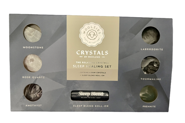 El set de curación del sueño con cristales relajantes 