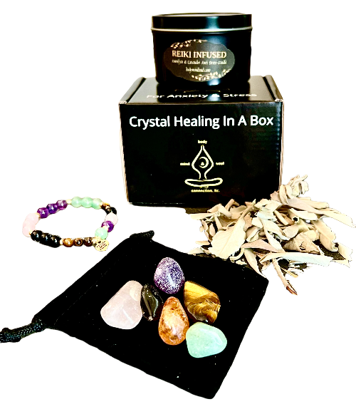 Crystal Healing In A Box - Crystals For Anxiety & Stress