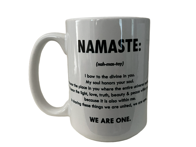 Namaste Meaning Coffee Cup