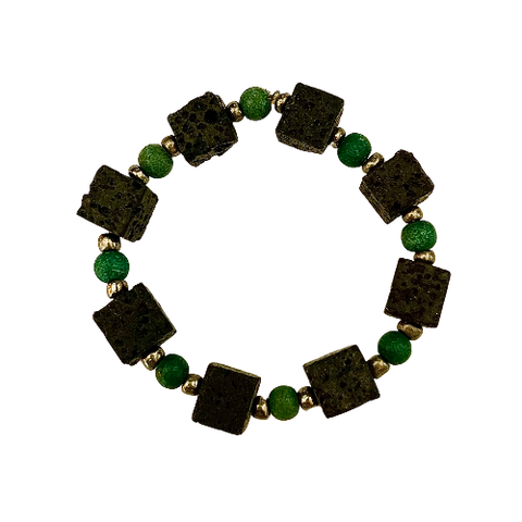 Lava Bead Stretch Bracelet