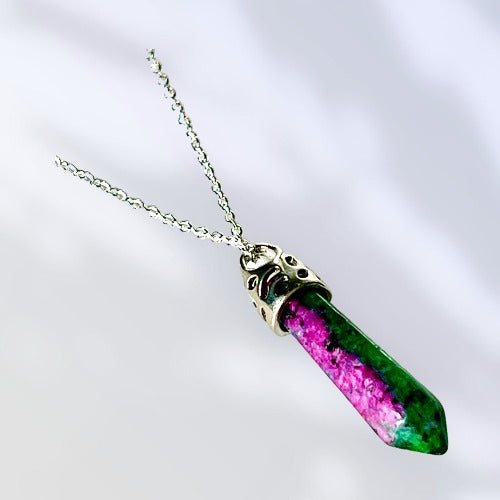 Ruby Fuchsite Necklace