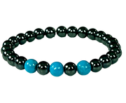 Hematite with Turquoise bracelet