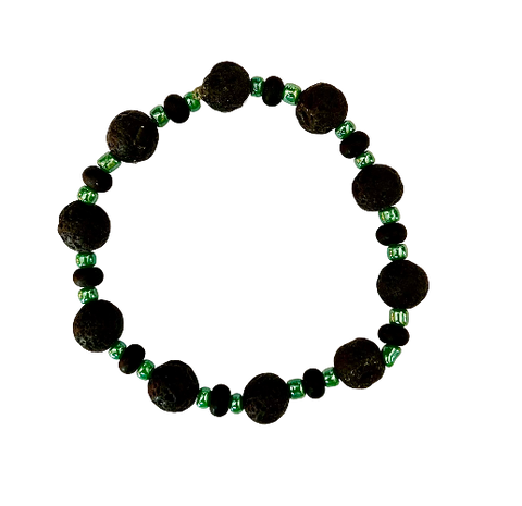 Lava Bead Stretch Bracelet