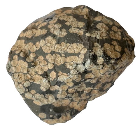 Raw Snowflake Obsidian