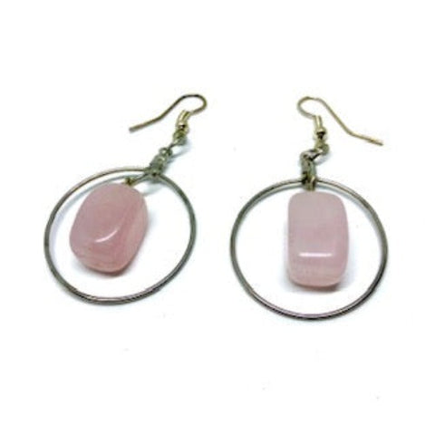 Rose Quartz Earrings