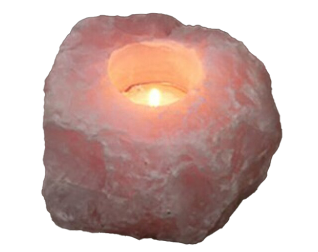 Rose Quartz Candle Holder (candleholder)