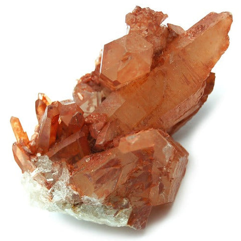 Tangerine Quartz Crystal Cluster